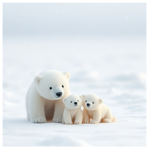 북극곰 가족